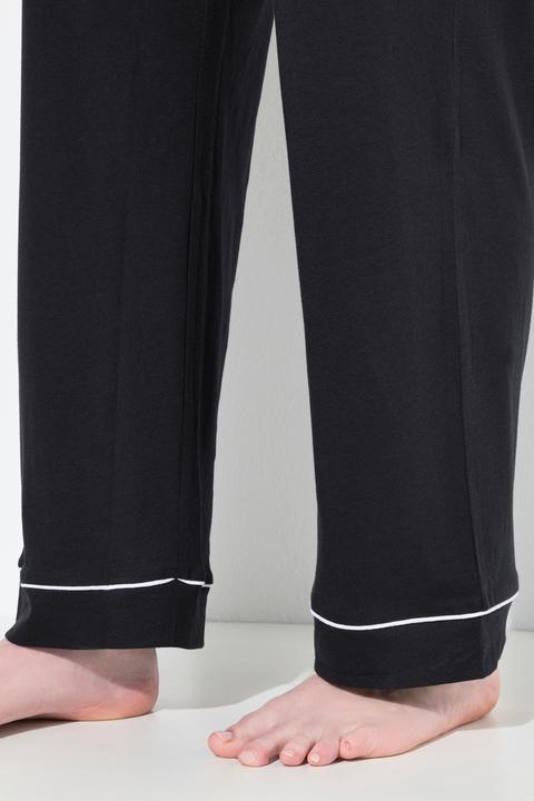 Produktbild Ulla Popken Pyjama, Zierpaspeln, Reverskragen, Halbarm (62)