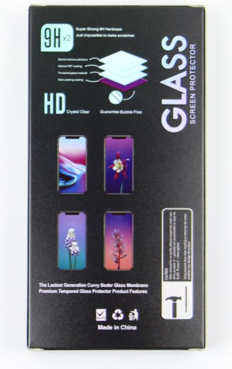 OEM Tempered glass 6D for Samsung Galaxy S21 black frame 10in1 (10 Stück, Samsung Galaxy S21)