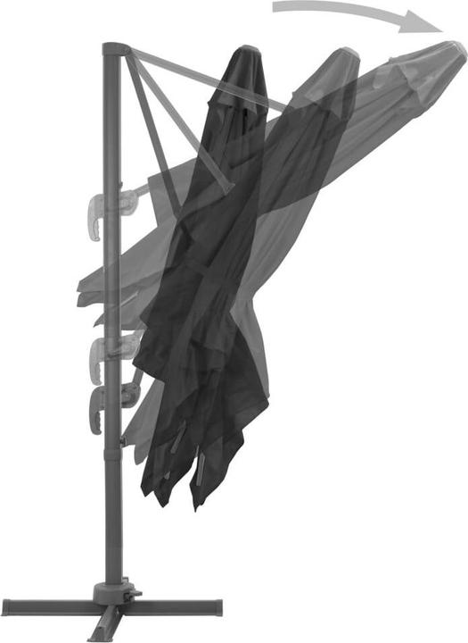 Produktbild vidaXL freischwingender Sonnenschirm (3 m)