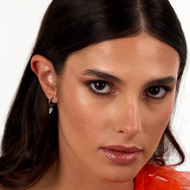 Immagine prodotto La Petite Story - Single steel earring "F" LPS02AQM72 (Acciaio inossidabile)