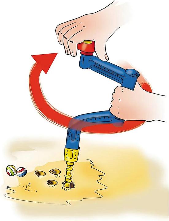 Actual product image Spielstabil Sand drill combi