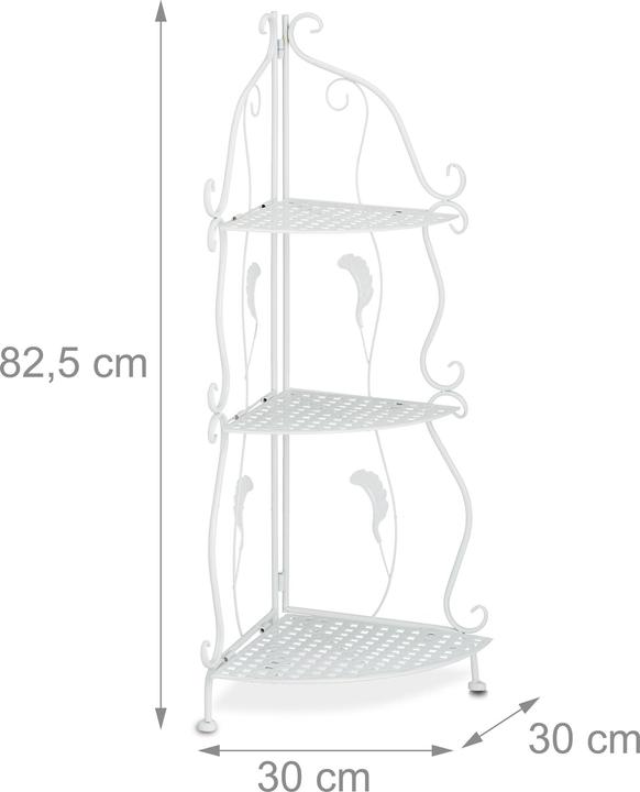 Actual product image Relaxdays Corner shelf