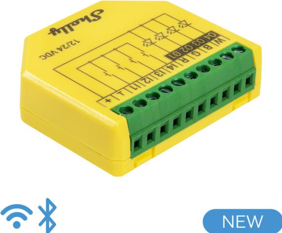 Produktbild Shelly Plus RGBW PM (Dimmaktor)
