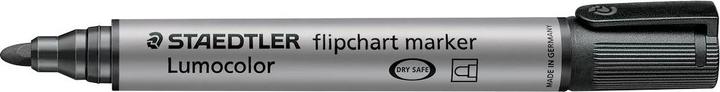 Produktbild Staedtler Flipchart-Marker mit Rundspitze, schwartz (Grau, Schwarz, 2 mm, 10 x)