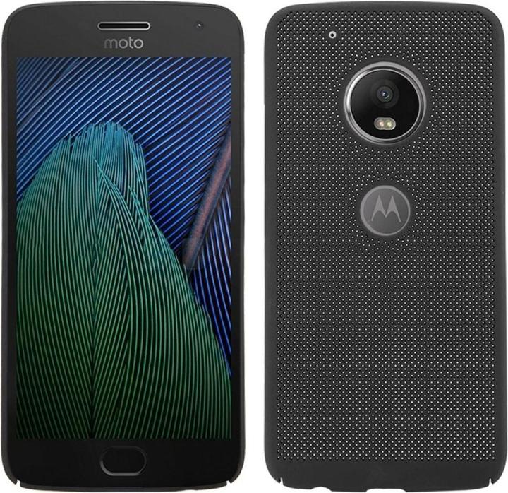 Produktbild König Design Motorola Moto G5 Hard Case Handyhülle Schutzhülle Cover Bumper Schwarz Matt (Motorola Moto G5)