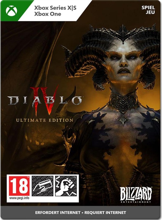 Microsoft Xbox Diablo 4 Ultimate Edition Download Code (Xbox Series X, Xbox Series S, Xbox One S)