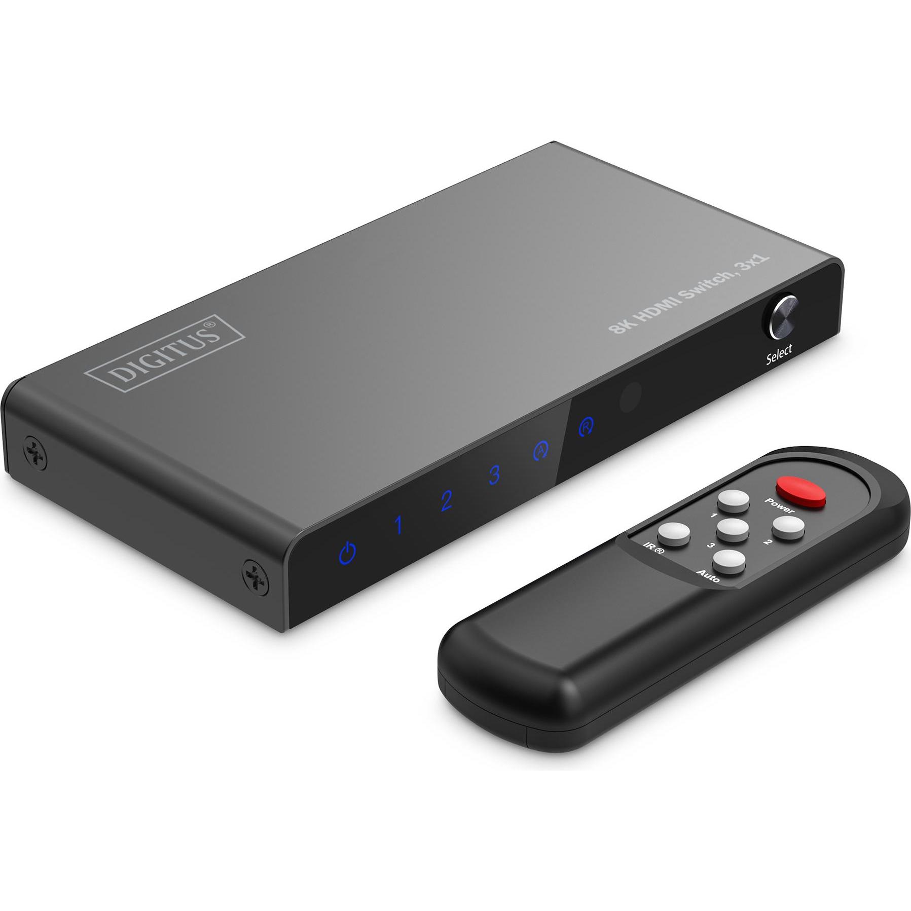 Digitus 8K HDMI Switch, 3x1, Switch Box