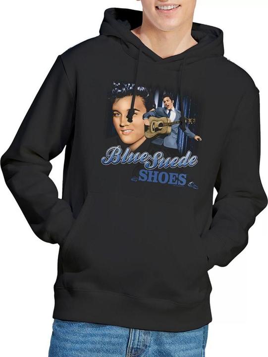 Produktbild Elvis Blue Suede Shoes Kapuzenpullover (L)