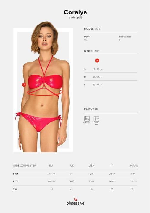 Actual product image Obsessive Coralya L (L)