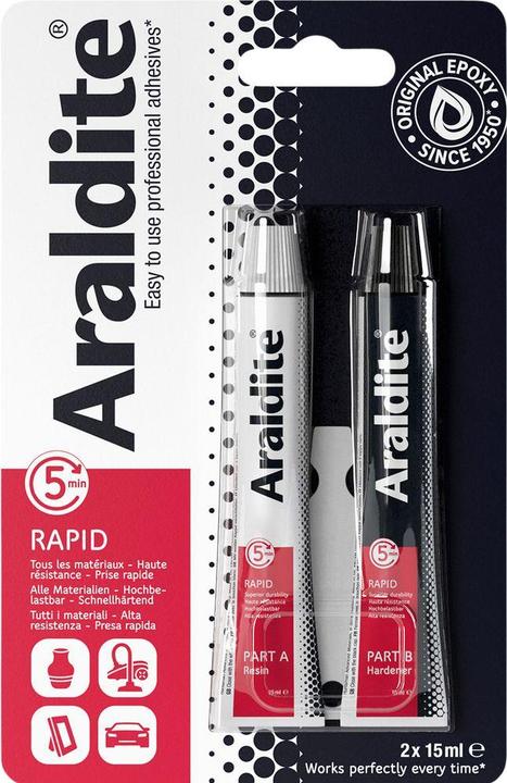 Produktbild Araldite Rapid Kleber, Tube (40 g, 30 ml)