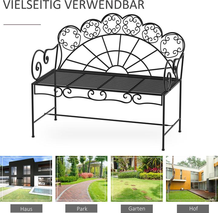 Actual product image Outsunny Garden bench