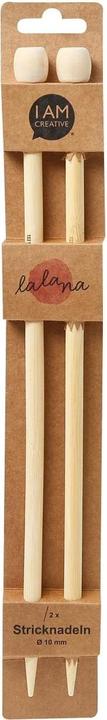 Actual product image Lalana Knitting needles 10 mm, 2 pieces