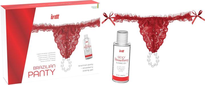 Productafbeelding Intt Braziliaanse Panty - Rood (50 ml, Intieme waslotion)