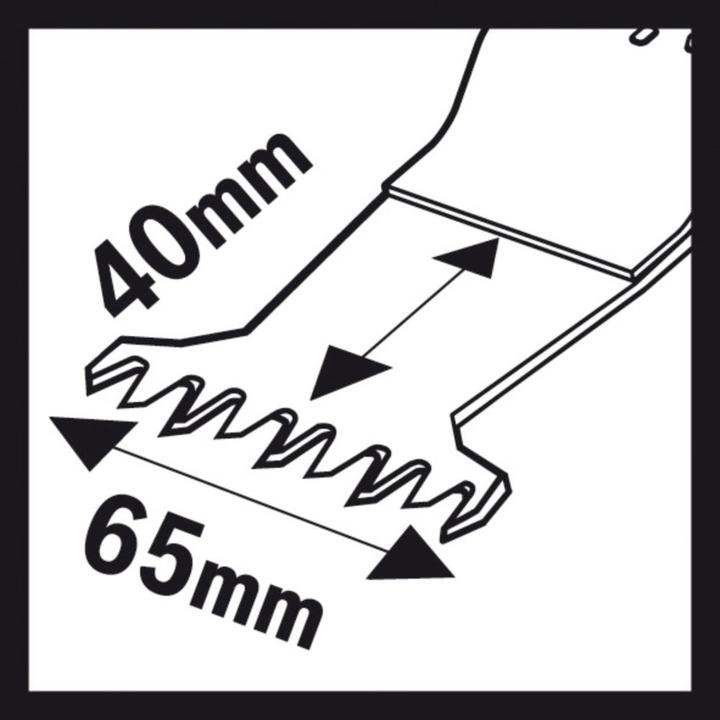 Actual product image Bosch Professional Zubehör BiM plunge cut saw blade AIZ 65 BSB