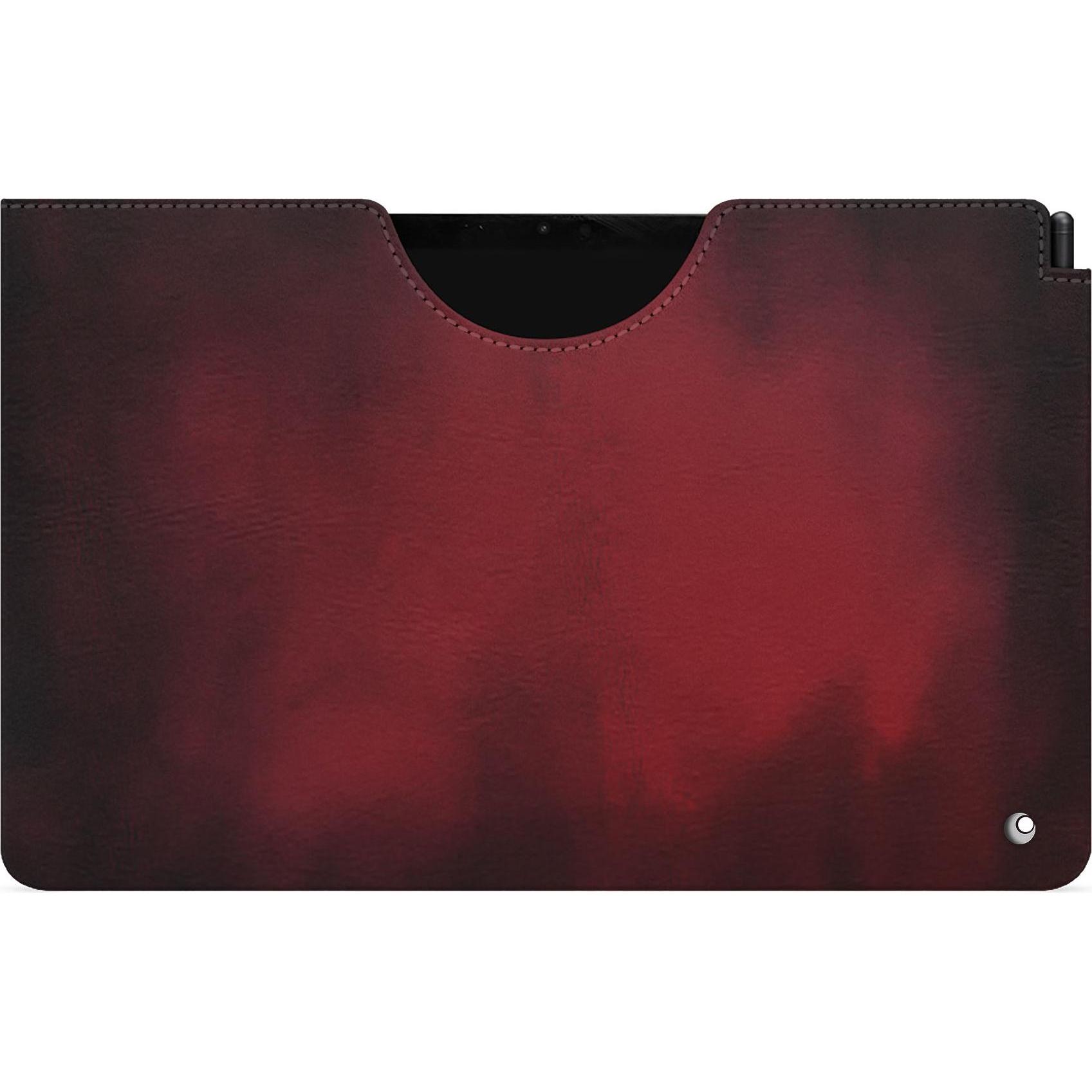 Noreve Lederschutzhülle (Galaxy Tab S9+), Tablet Hülle, Rot