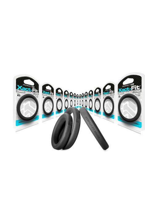 Actual product image PerfectFitBrand #21 Xact-Fit Cockring 2-Pack (5.30 cm)