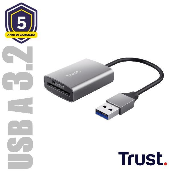 Actual product image Trust MEMORY READER FLASH USB3.2/24135 (USB 3.1, USB 3.2, USB-C 3.2 Gen 1)