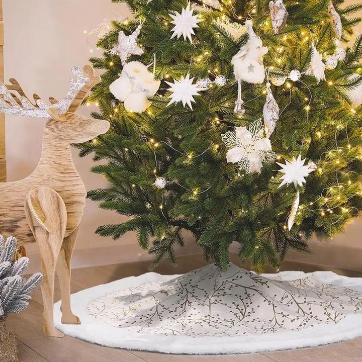 Produktbild Hermex Weihnachtsbaumdecke Tannenbaum-Teppich Christbaum-Rock Baumrock-Matte (1 -teilig)