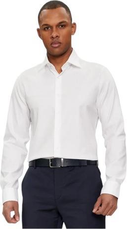 Actual product image Michael Kors Men's shirt in 2-ply stretch twill with a slim fit