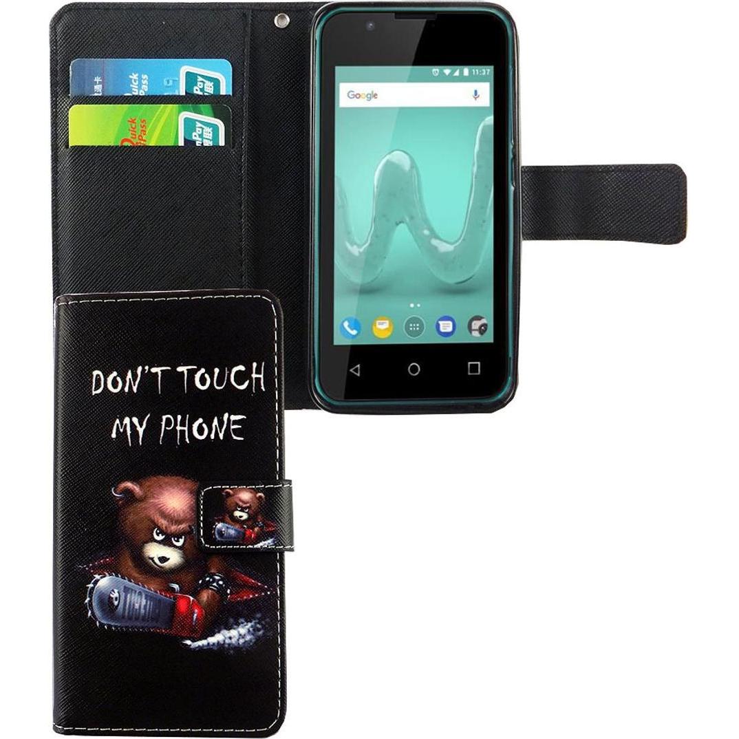 König Design Hülle Handy Schutz für Wiko Sunny 2 Case Cover Tasche Wallet Etui Handyhülle Neu (Wiko Sunny 2), Smartphone...