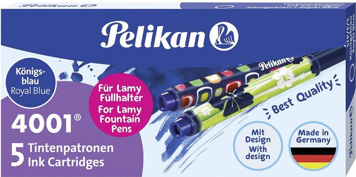 Actual product image Pelikan Ink cartridge Lamy royal blue (5 Piece, Blue)