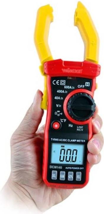 Produktbild Velleman DIGITALE STROMZANGE - CAT III - 600 V - AC/DC - NCV - MIT DATA-HOLD-FUNKTION (CAT III 600V)