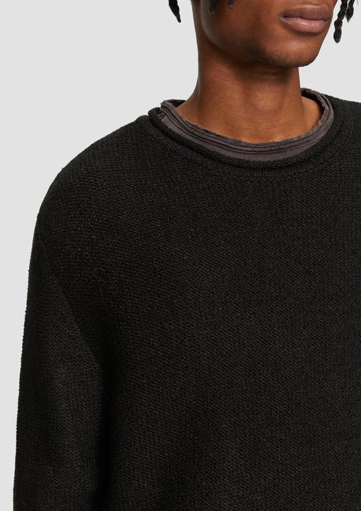 Actual product image s.Oliver Strickpullover Strickpullover mit Rollkante (XL)