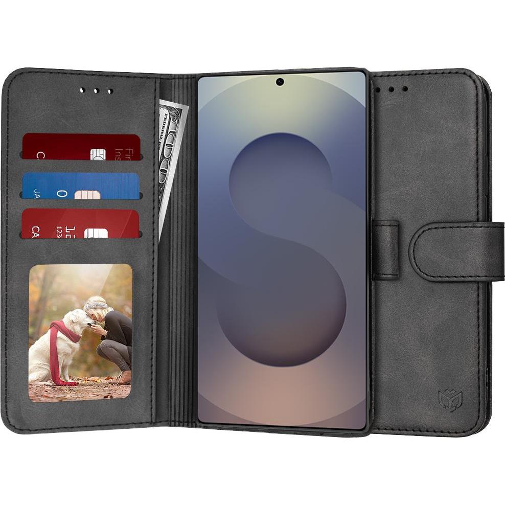 Techsuit Diary Book (Samsung Galaxy S25 Ultra), Cover smartphone, Nero