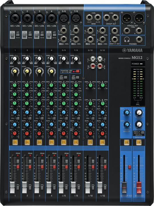 Image du produit Yamaha Mg12 (Studio et mixeur live)