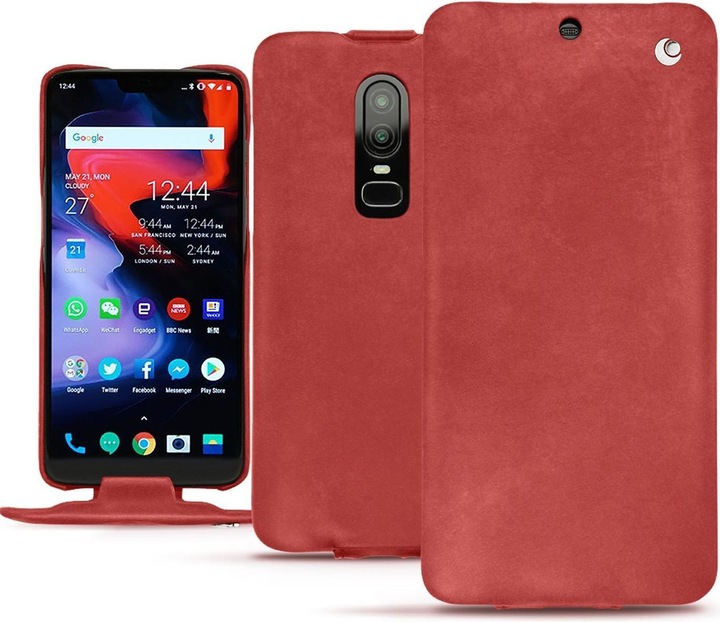 Produktbild Noreve Lederschutzhülle vertikal (OnePlus 6)