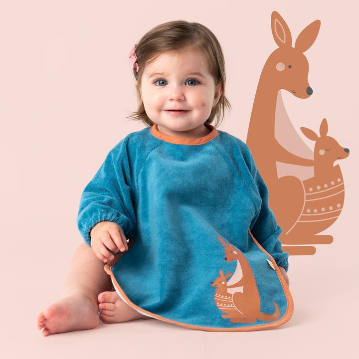 Produktbild Schlummersack Lätzchen mit Ärmeln wasserfest (6 Monate)