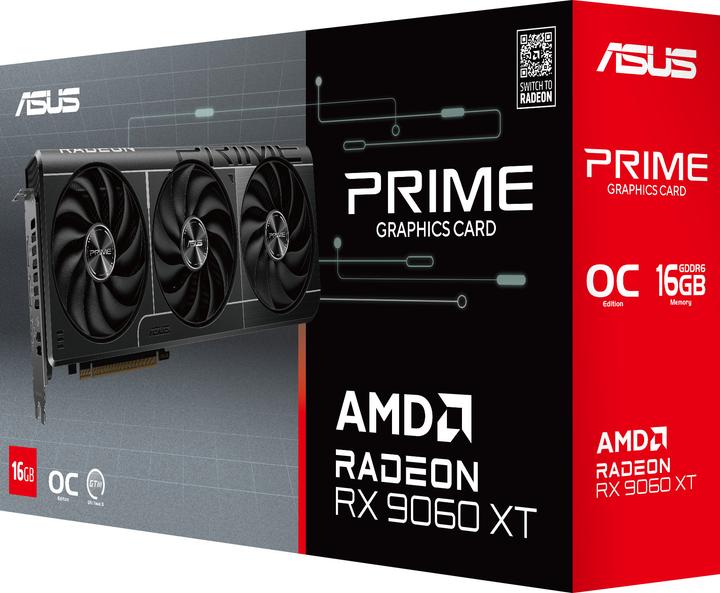 Actual product image ASUS Prime Radeon RX 9060 XT OC (16 GB)