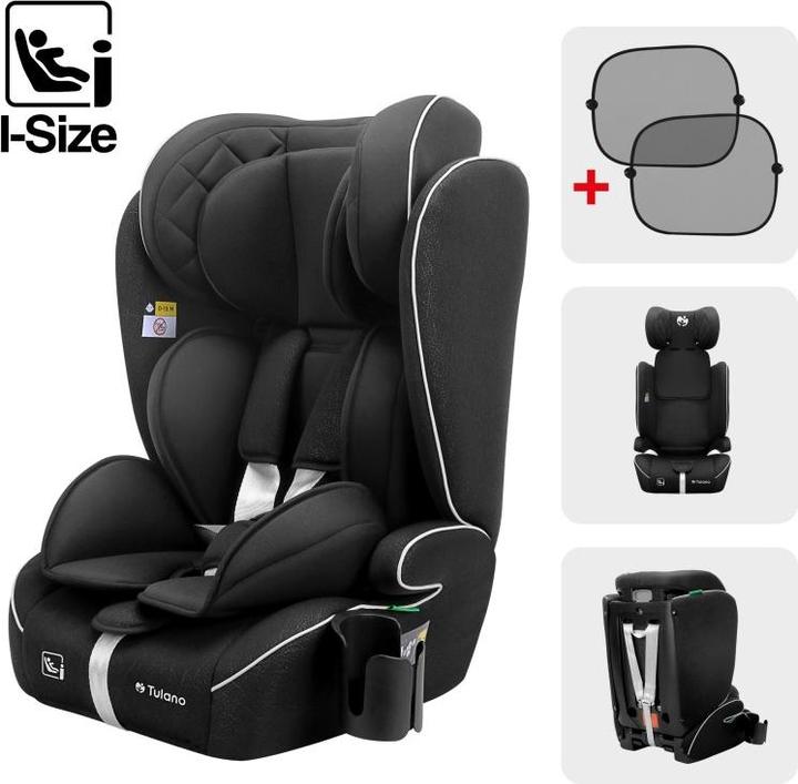 Productafbeelding Tulano Autositz Zooma 25 Schwarz (Kinderzitje, ECE R129/i-Size standaard)
