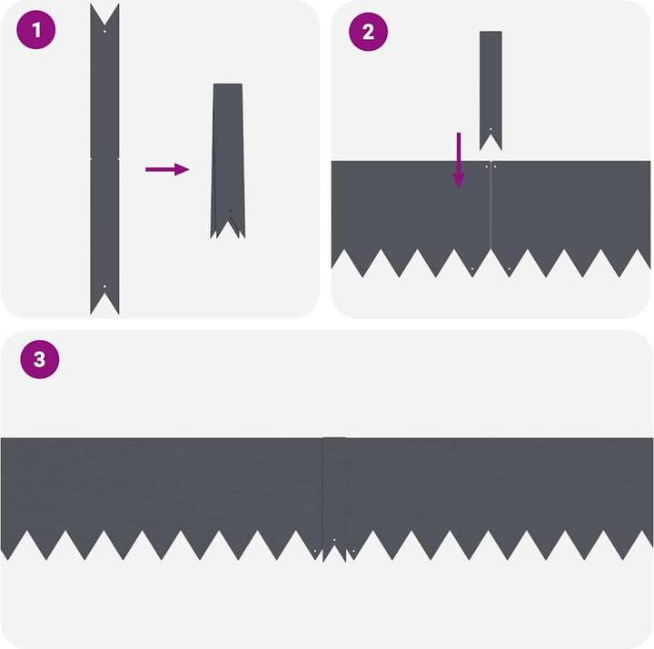 Produktbild vidaXL Gartenumrandung (100 cm)