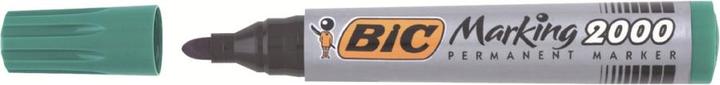 Productafbeelding Bic Markering 2000, Groen, Kogelpunt, Groen, Zilver, 1,7 mm, Karton, Stof, Glas, Metaal, Papier (Groen, Zilver, 1.70 mm, 12 x)