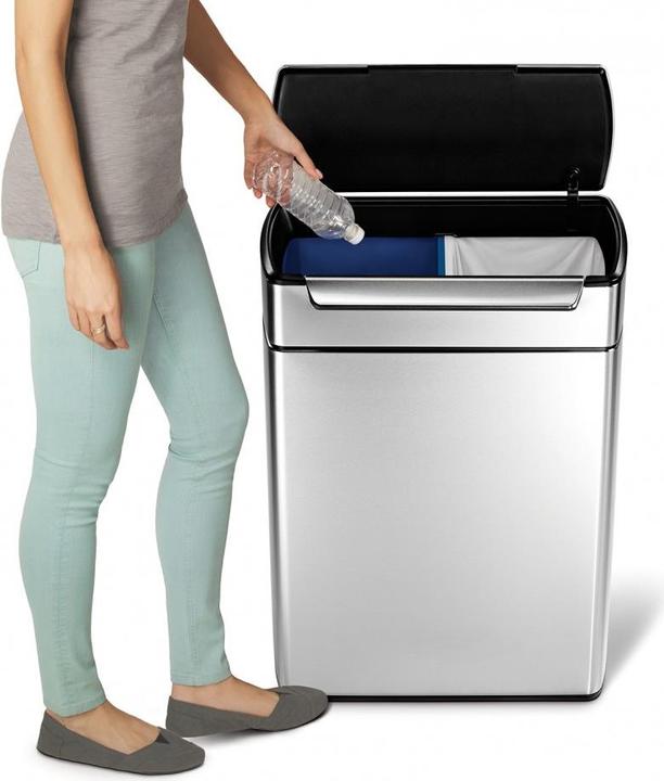 Produktbild Simplehuman Touch-Bar Recycler (48 l)