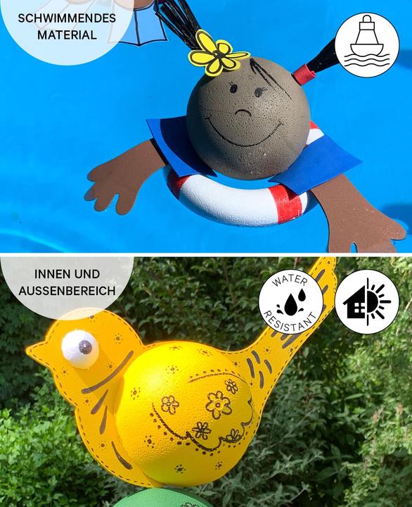 Immagine prodotto I Am Creative Mezzi gusci di palline di polistirolo