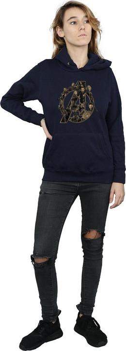 Produktbild Avengers Infinity War Logo Kapuzenpullover (S)