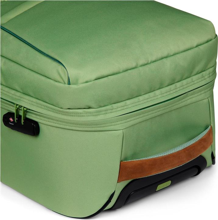 Actual product image Satch Flow M Pure jade green wheeled suitcase (63 l)