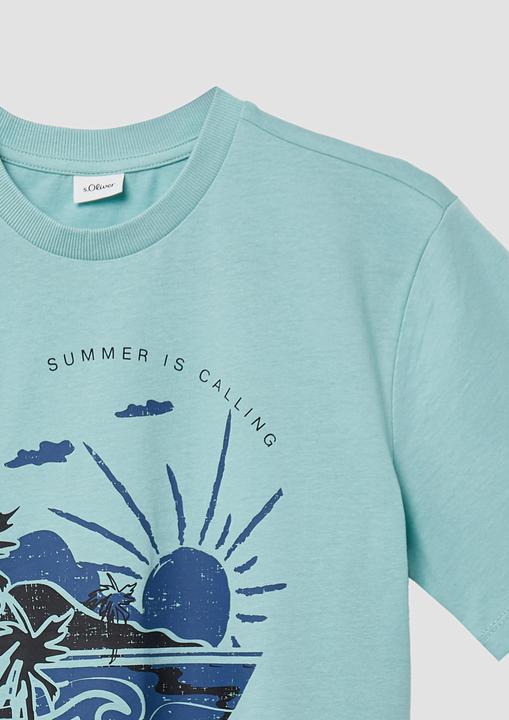 Produktbild S.Oliver T-Shirt Jersey-T-Shirt mit Frontprint (158, 164)
