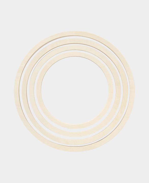 Actual product image I Am Creative Wooden ring set