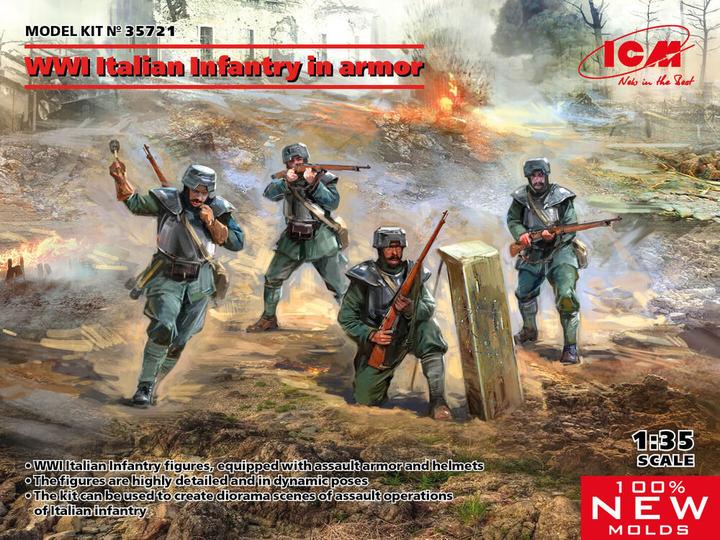 Immagine prodotto ICM Fanteria italiana in armatura della prima guerra mondiale
