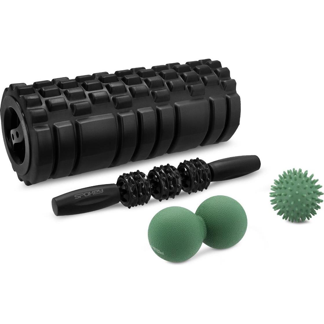 Spokey Massagerolle mit Zubehör Mixroll Set (6.50 cm) (57390289)