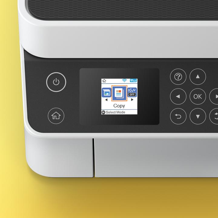 Actual product image Epson Multifunction compact printer EcoTank M2120 Mono, Inkjet, A4, Wi-Fi, White (Ink, Black and white)