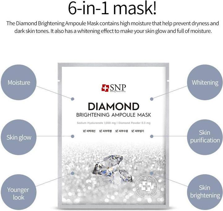 Image du produit SNP Masque ampoule éclaircissant Diamond