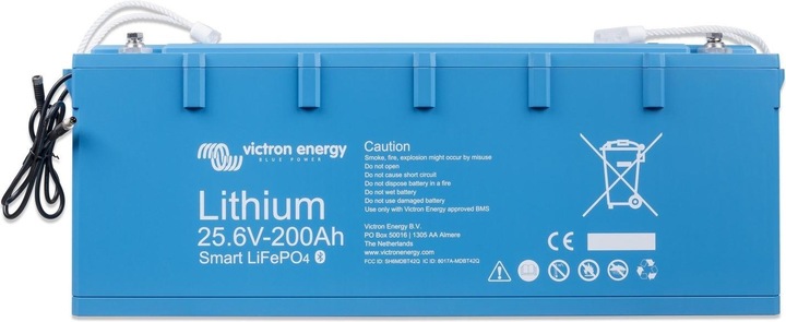 Produktbild Victron Energy LiFePO4 Battery 25,6V/200Ah - Smart-a (25.60 V, 200 Ah)