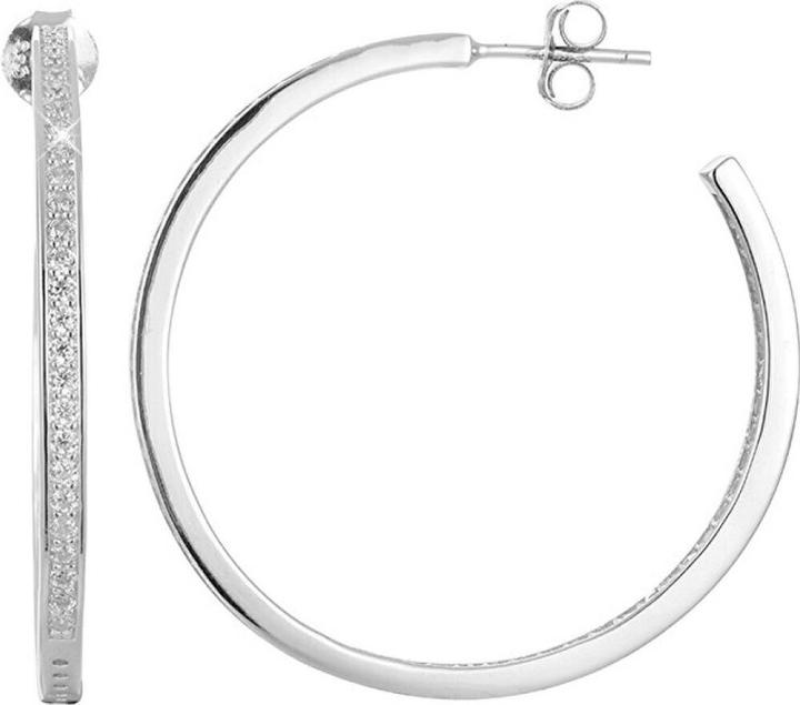 Immagine prodotto Beneto Orecchini in argento con cristalli AGUP1180 (L) (Argento)