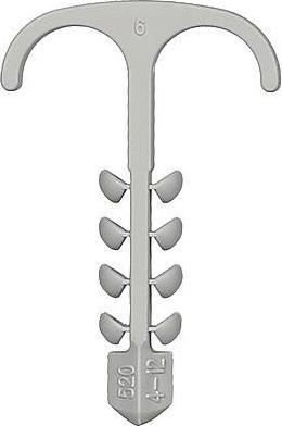 Immagine prodotto Don Quichotte Gancio a innesto con raggio di serraggio di 412 mm 907009 100 pezzi.