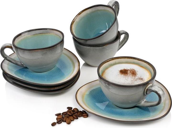 Sänger Geschirr Capri coffee cup set with saucers (300 ml, 8 x)