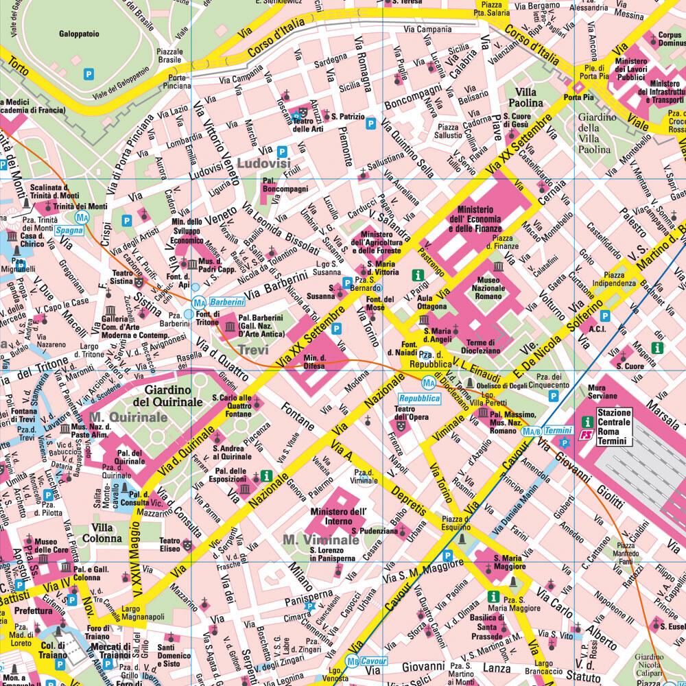 Thumbnail - Rom, Stadtplan 1:10.000, freytag & berndt, Landkarte